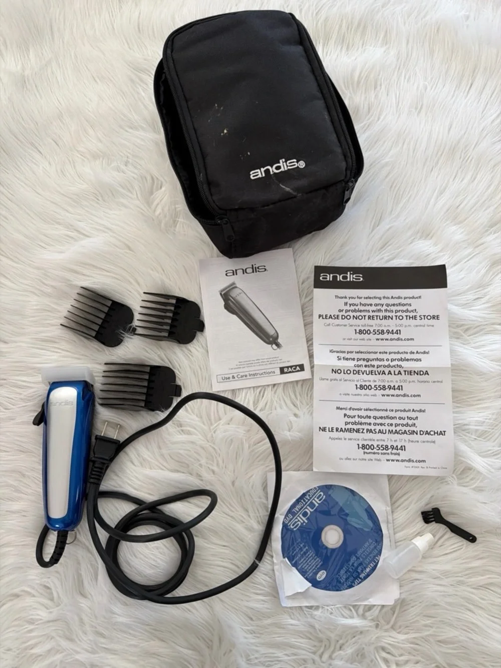 Andis Pet Grooming Clippers Set